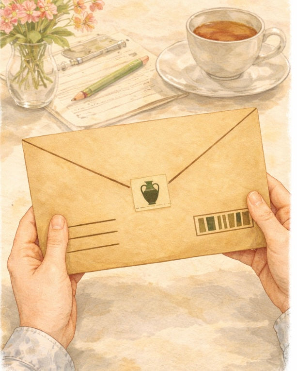 رسالة ورقية